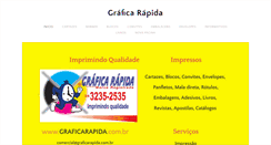 Desktop Screenshot of graficarapida.com.br